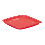Cambro SFC6FPPP266 - Cover, for 6 & 8 qt. containers, polyethylene, translucent red