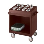 Cambro TDCR12131 - Dish & Cutlery Cart, (12) compartments, 38
