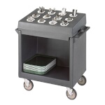 Cambro TDCR12191 - Dish & Cutlery Cart, (12) compartments, 38