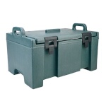 Cambro UPC100192 - Pan Carriers, top loading, capacity 40 qt., double wall, granite green
