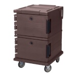 Cambro UPC1200131 - Food Pan Carrier, front loading, capacity 90 qt., dark brown