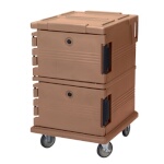 Cambro UPC1200157 - Food Pan Carrier, front loading, capacity 90 qt., coffee beige