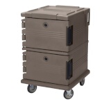 Cambro UPC1200194 - Food Pan Carrier, front loading, capacity 90 qt., granite sand