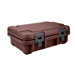 Cambro UPC140131 - Pan Carriers, top loading, 12.3 qt. capacity, double wall, dark brown