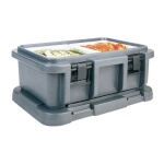 Cambro UPC160191 - Pan Carriers, top loading, capacity 20 qt., double wall, granite gray