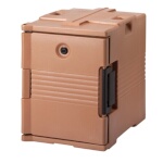 Cambro UPC400157 - Pan Carrier, front loading, capacity 60 qt., coffee beige
