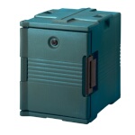 Cambro UPC400192 - Pan Carrier, front loading, capacity 60 qt., granite green