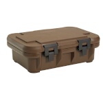 Cambro UPCS140131 - Pan Carriers, top loading, capacity 12.3 qt., dark brown