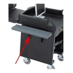 Cambro VCS32R191 - Cart Tray Rail Only, granite gray