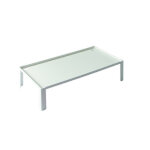 Cardinal FP034 - Domino Podium, White 15 3/4 x 7 7/8 x 3 1/2, Powder Coated Steel