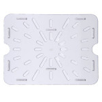 Carlisle 1023507 - StorPlus Drain Shelf, for 1/2-size food pan, polycarbonate, clear, (Case of 6)
