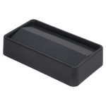 Carlisle 34202423 - Trimline Swing Top Lid, rectangular, fits 15/23 gallon containers, gray