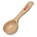 Carlisle 432406 - Measure Misers Portion Server, 2 oz., solid, short handle, beige, polycarbonate, (Case of 12)
