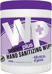 WipesPlus 33884 - Hand Sanitizing Wipes, 240 Count Canister, (Case of 12 Canisters)