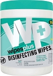 WipesPlus 33900 - Disinfecting Surface Wipes, 240 Count Canister, (Case of 12 Canisters)