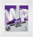 WipesPlus 35014 - Hand Sanitizing Wipes Sachet, (Case of 2000)