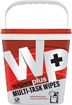 WipesPlus 38030 - Red Square Multi-Task Bucket & Lid, (Case of 4)