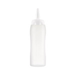 Araven 01378 - Squeeze Dispenser, 26 oz., translucent, with white cap, (Case of 16)