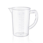 Araven 02364 - Measuring Cup, 1 qt., with handle, polypropylene, clear, (Case of 6)