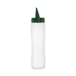 Araven 71277 - Squeeze Oil/Sauce Bottle, 17 oz., green cap, translucent, (Case of 16)