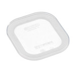 Araven 91812 - Food Storage Lid, GN 1/6 size, silicone, transparent, (Case of 10)
