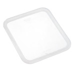 Araven 91815 - Food Storage Lid, GN 1/2 size, silicone, transparent, (Case of 6)