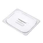 Araven 94038 - Universal Contact Lid, GN 1/2 size, polycarbonate, clear, (Case of 6)