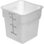 Carlisle 11961PE02 - Food Storage Container, 4 qt., 7-1/8