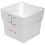 Carlisle 11962PE02 - Food Storage Container, 6 qt., 8-3/4