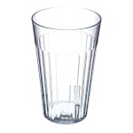 Carlisle 13207 - Bistro Tumbler, 32 oz. (33 oz. flush fill), fluted, SAN, clear, (Case of 48)