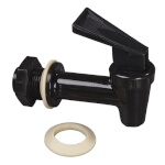 Carlisle 221203 - Trimline Beverage Dispenser Faucet, spring action, polycarbonate, black