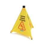 Carlisle 3694204 - Safety Cone Floor Sign, 
