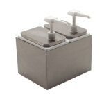 Carlisle 38502 - Topping Rail Dispenser, 9-5/8