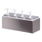 Carlisle 38504 - Topping Rail Dispenser, 19-1/4