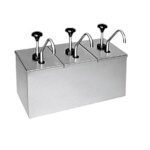 Carlisle 386230IB - Topping Rail Dispenser, 15-7/8