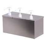 Carlisle 38623IB - Topping Rail Dispenser, 15-7/8