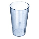 Carlisle 521254 - Tumbler, 12 oz., tapered, textured exterior, SAN, blue, (Case of 72)
