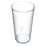 Carlisle 521607 - Tumbler, 16 oz., tapered, textured exterior, SAN, clear, (Case of 72)