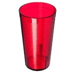 Carlisle 521610 - Tumbler, 16 oz., tapered, textured exterior, SAN, ruby, (Case of 72)