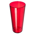 Carlisle 5224-810 - Tumbler, 24 oz., tapered, textured exterior, SAN, ruby, (Case of 72)