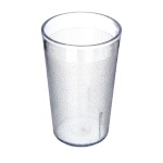 Carlisle 550607 - Tumbler, 9-1/2 oz., tapered, textured exterior, SAN, clear, (Case of 72)