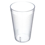 Carlisle 553207 - Tumbler, 32 oz., tapered, textured exterior, SAN, clear, (Case of 48)