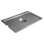Carlisle 607000CS - Steam Table Pan Cover, full-size, slotted, lift-off, recessed handle, (Case of 6)