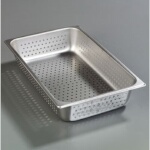 Carlisle 607004P - Steam Table Pan, full size, perforated, 12.5 qt., 4
