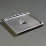 Carlisle 607120C - Steam Table Pan Cover, 1/2-size, solid, lift-off, recessed handle, (Case of 6)