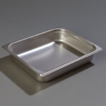 Carlisle 607122 - Steam Table Pan, 1/2-size, 4 qt., 2-1/2