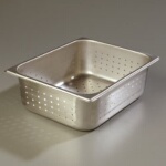 Carlisle 607124P - Steam Table Pan, 1/2-size, perforated, 7 qt., 4