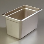 Carlisle 607146 - Steam Table Pan, 1/4-size, 4.4 qt., 6