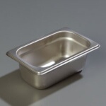 Carlisle 607192 - Steam Table Pan, 1/9-size, 0.6 qt., 2-1/2