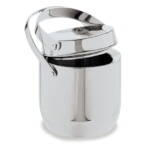 Carlisle 609190 - Ice Bucket, 1-1/2 qt., double-wall, hinged lid, mirror polish finish